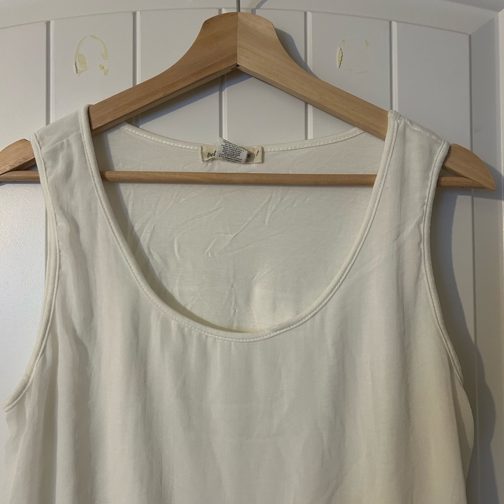 Cream Tank Top